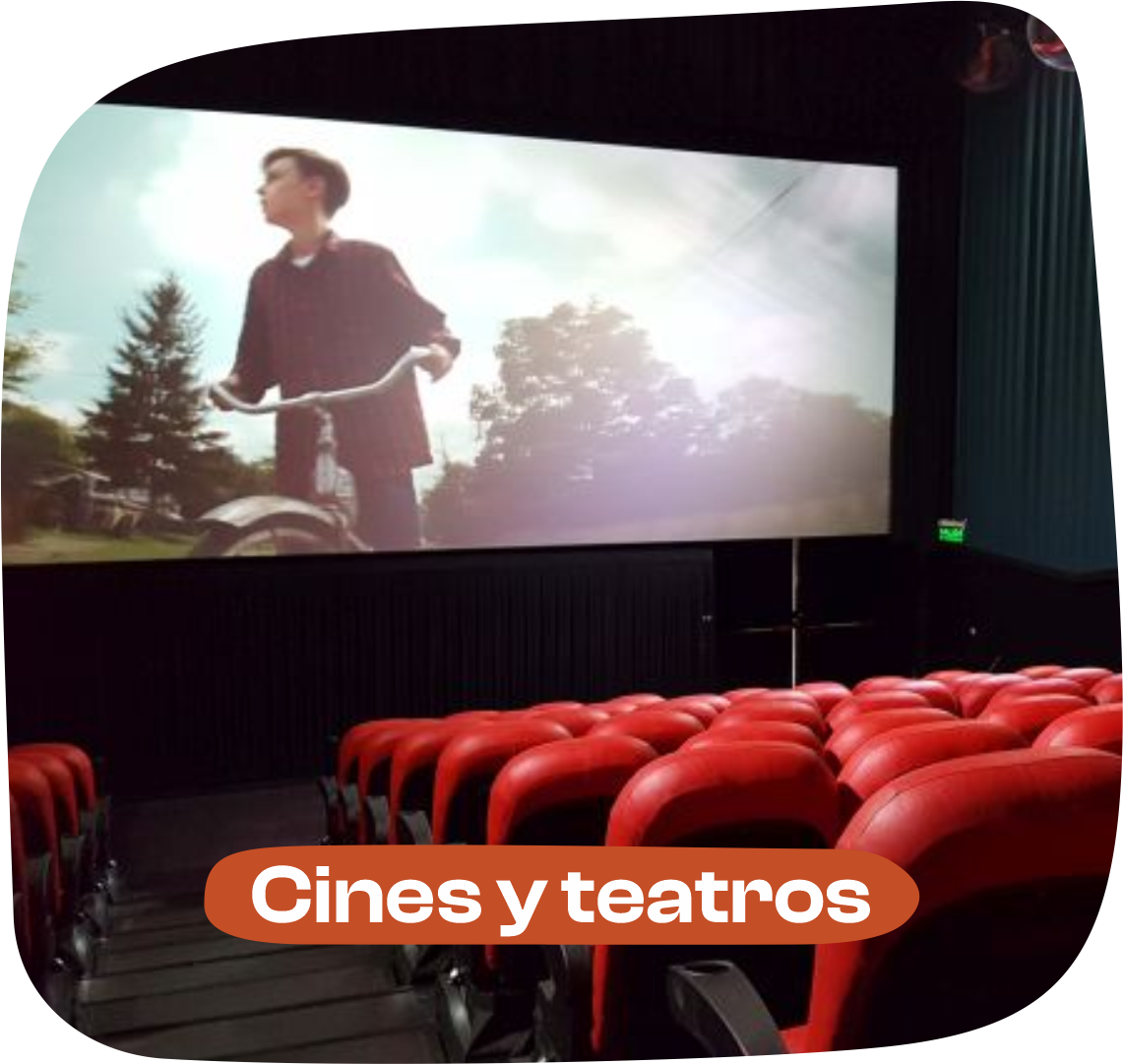 Cines y teatros